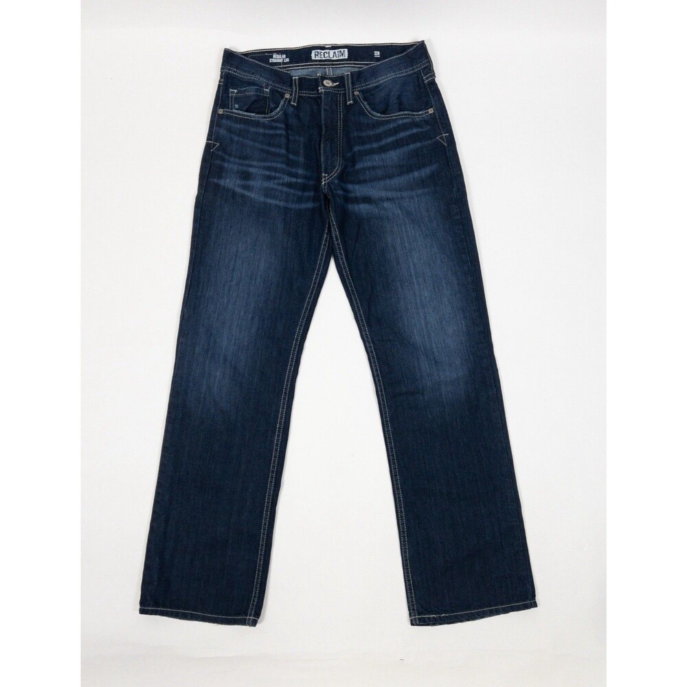 BKE Men’s Size 33 Regular Straight Leg Reclaim Dark Denim Jeans!